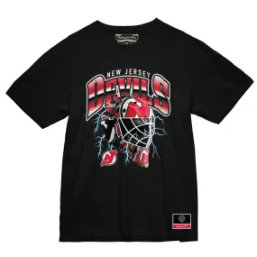 Mitchell & Ness NHL Crease Lightning Tee Devils