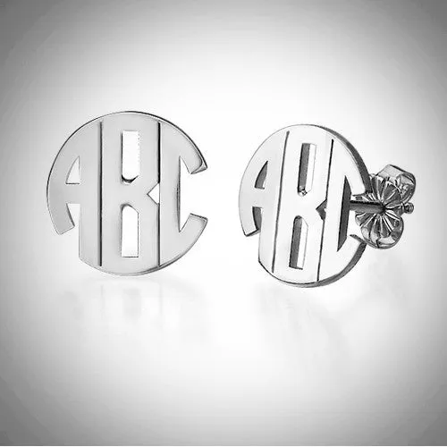 Monogram Bold Earring Studs