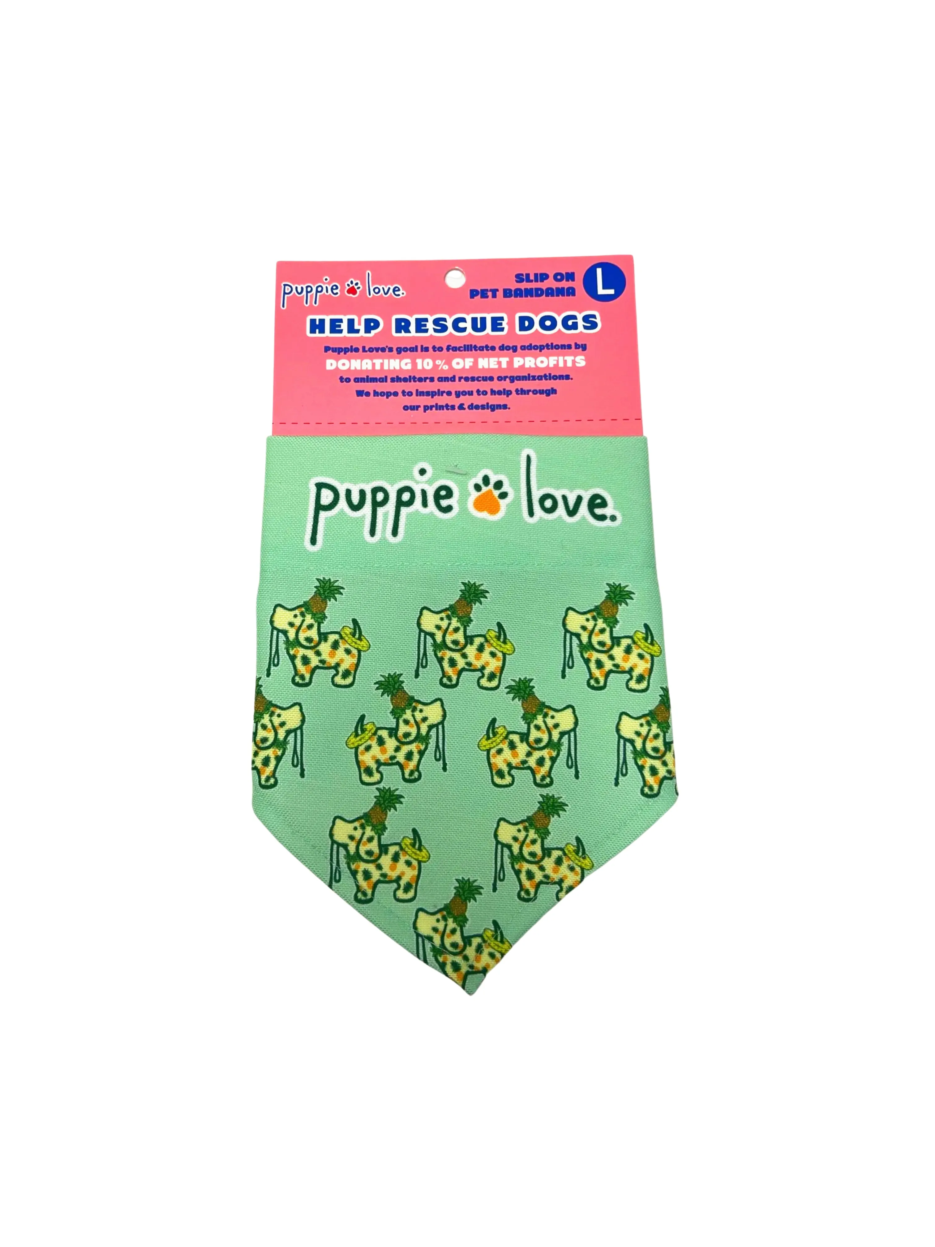 PINEAPPLE PUP DOG BANDANA