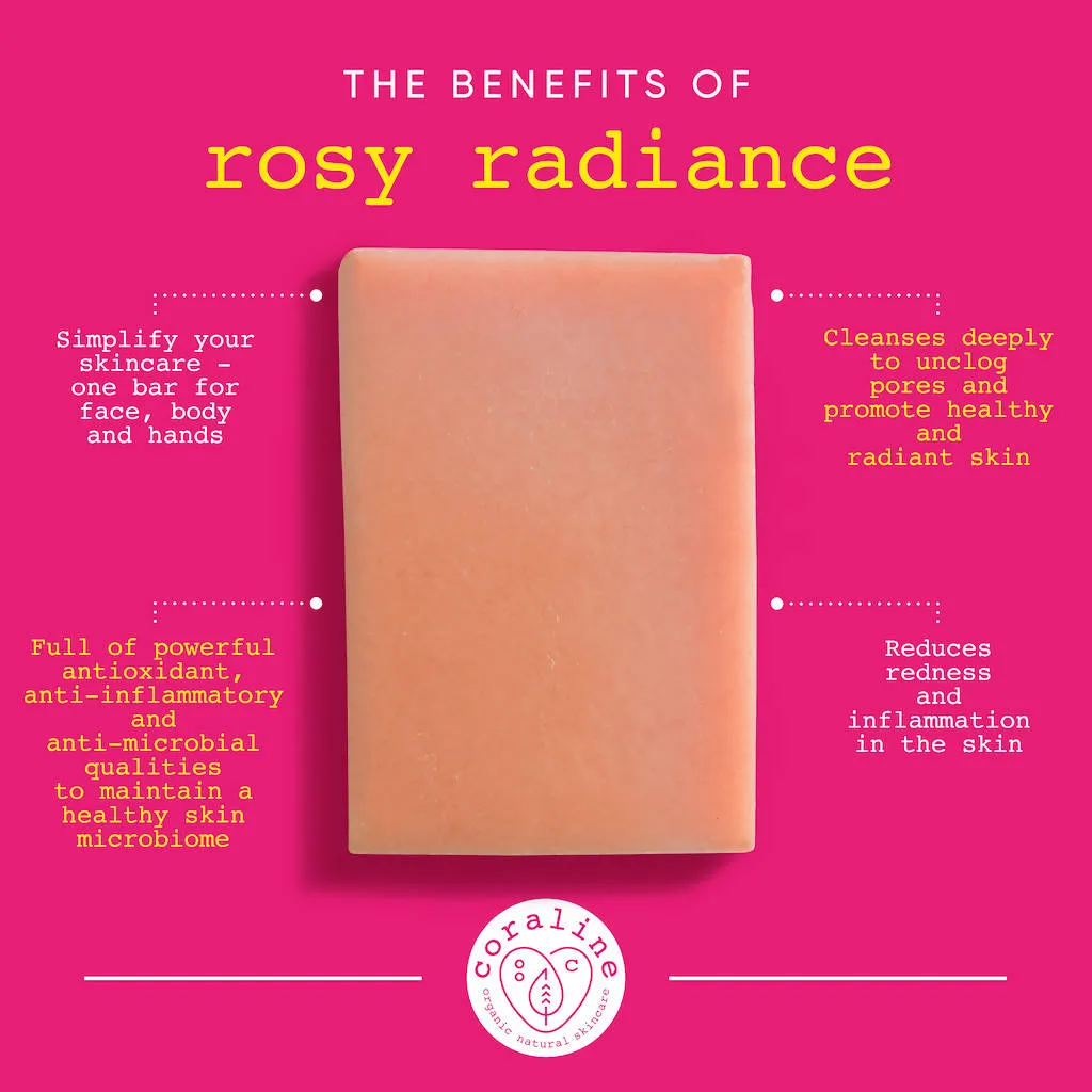 Rosy Radiance - Organic Rose Geranium Soap Bar