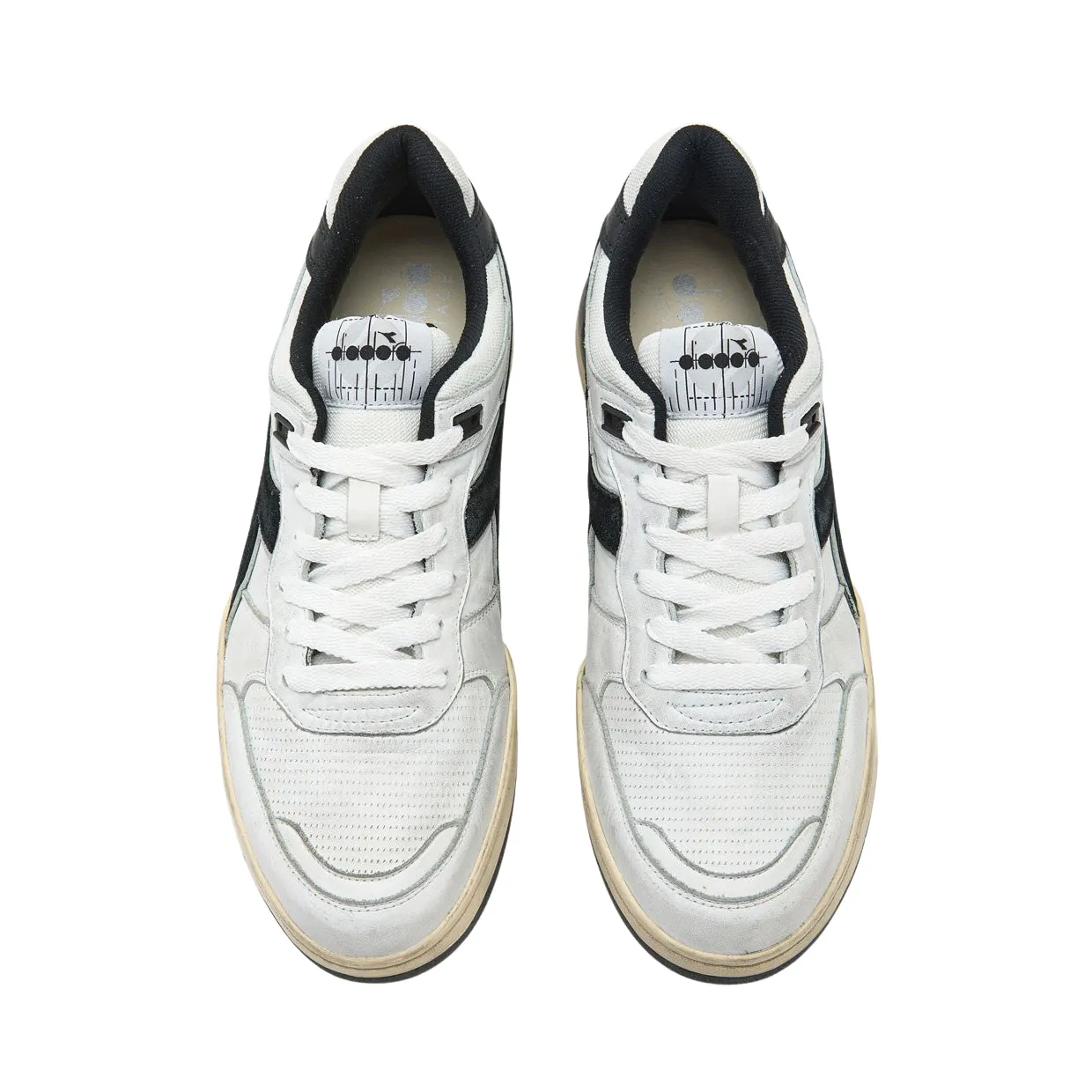 Sneakers Uomo Diadora Heritage B.560 Used Bianco / Nero