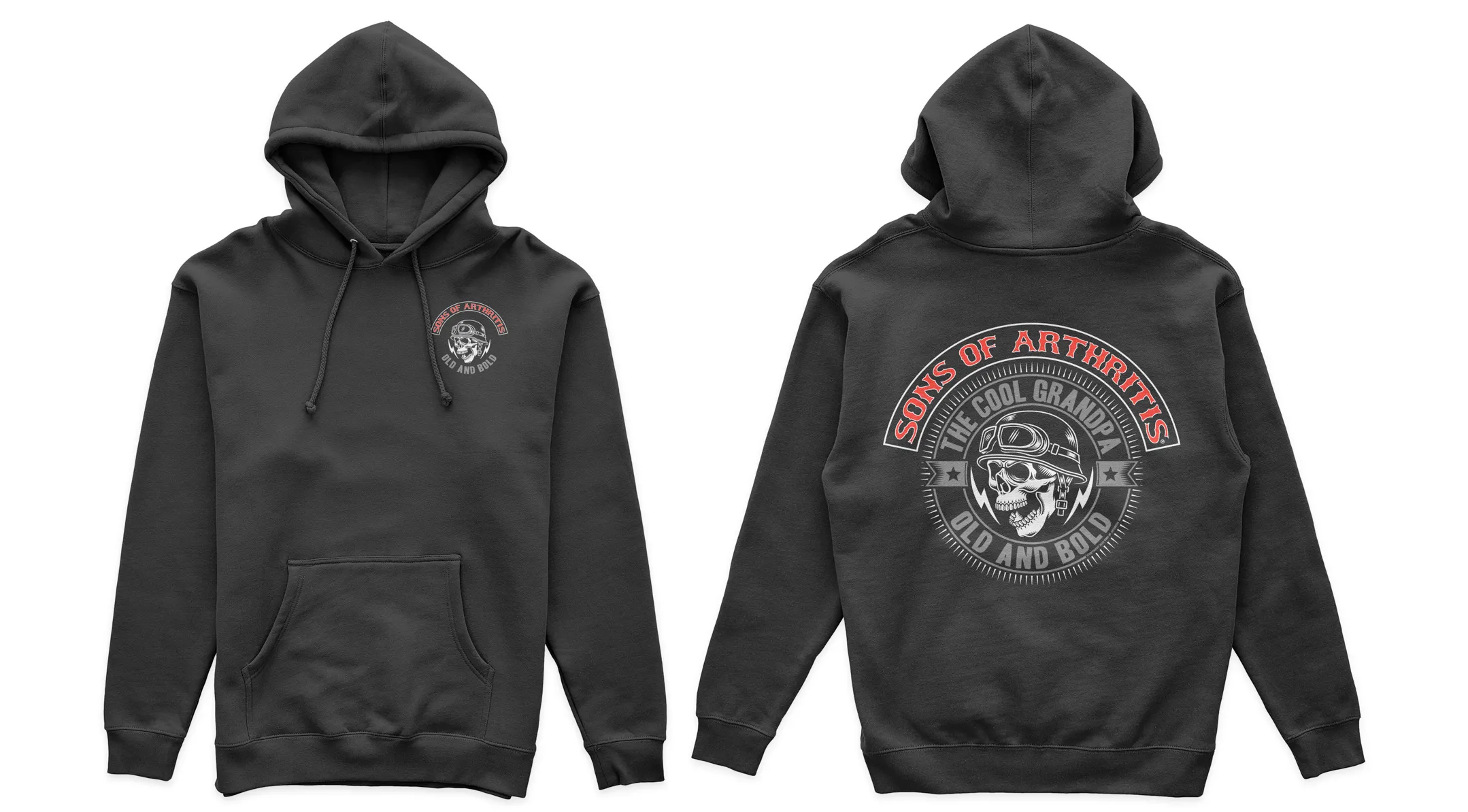 Sons of Arthritis Old & Bold Chapter - Black (See Styles)