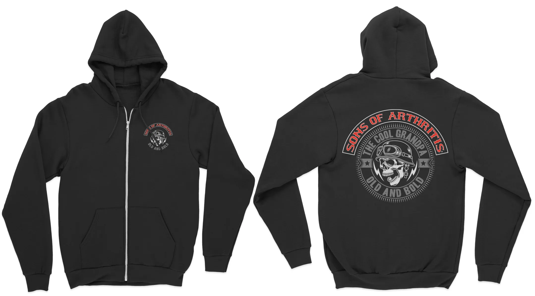 Sons of Arthritis Old & Bold Chapter - Black (See Styles)