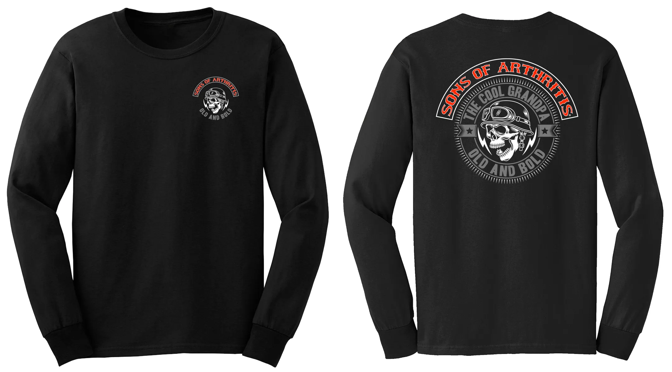 Sons of Arthritis Old & Bold Chapter - Black (See Styles)