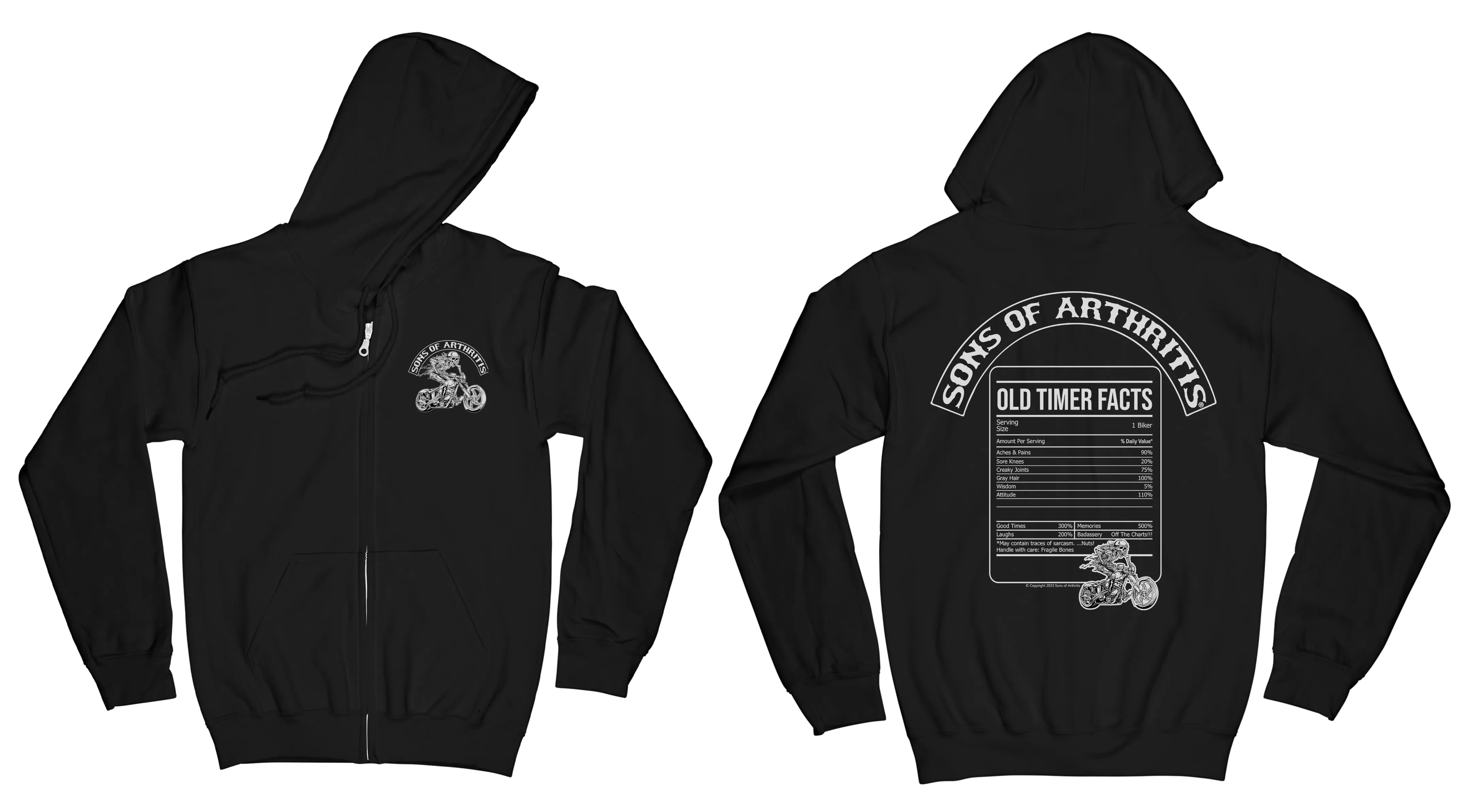 Sons of Arthritis Old Timer Facts - Black (See More Styles)