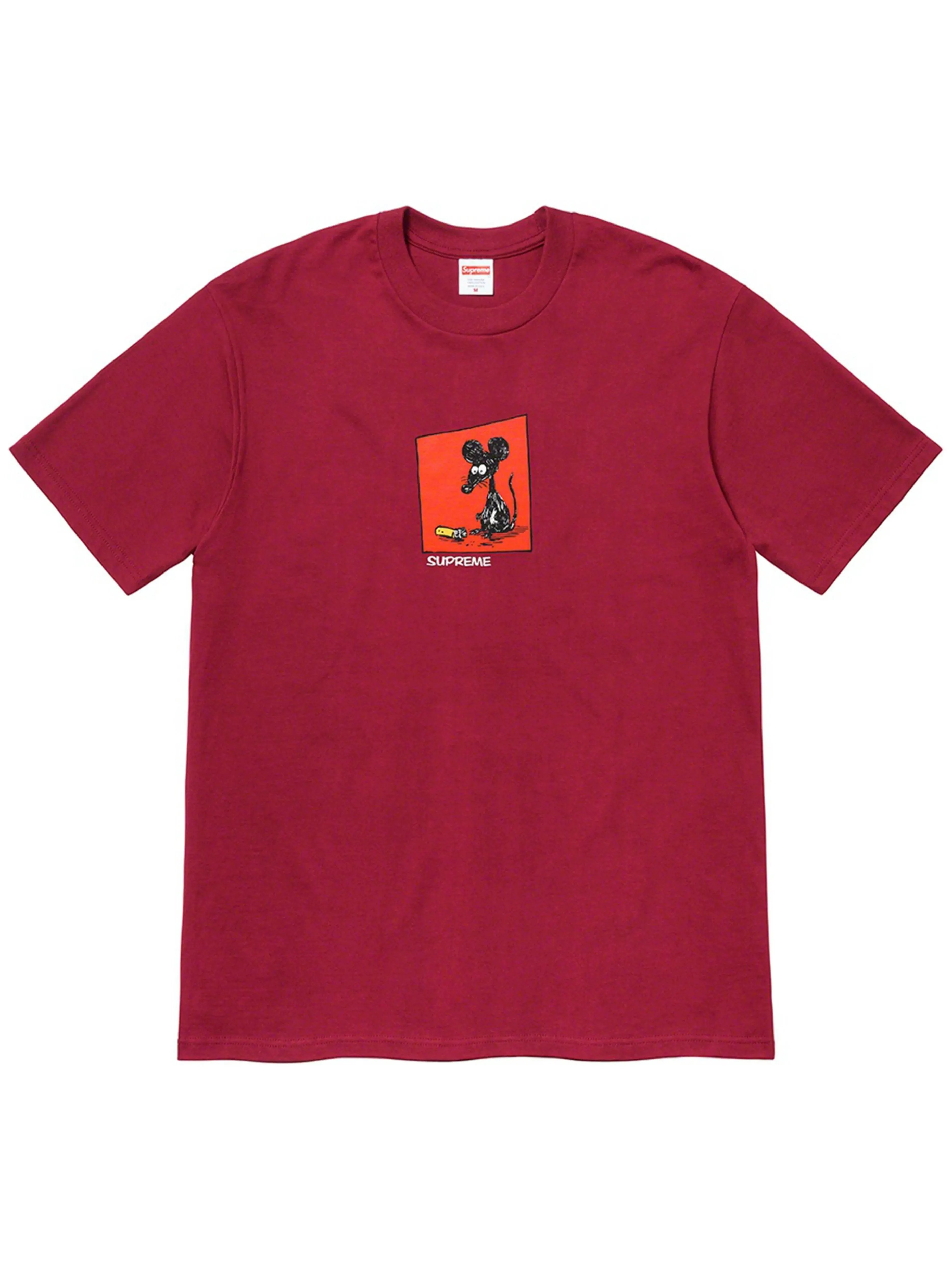 Supreme Mouse Tee Cardinal [SS21]