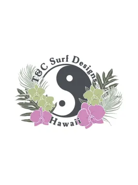 T&C Surf Orchid Garden Sticker